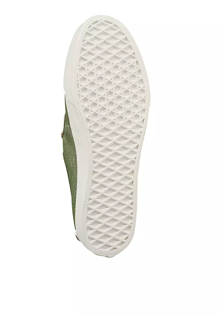 Mary Jane Satin Slip-Ons