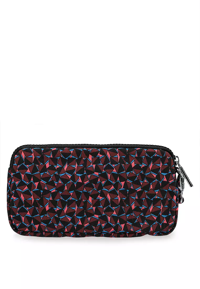 Printed Nylon Wristlet Pouch