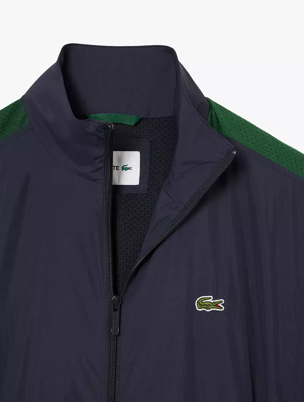 Colour-Block Track Jacket - Green