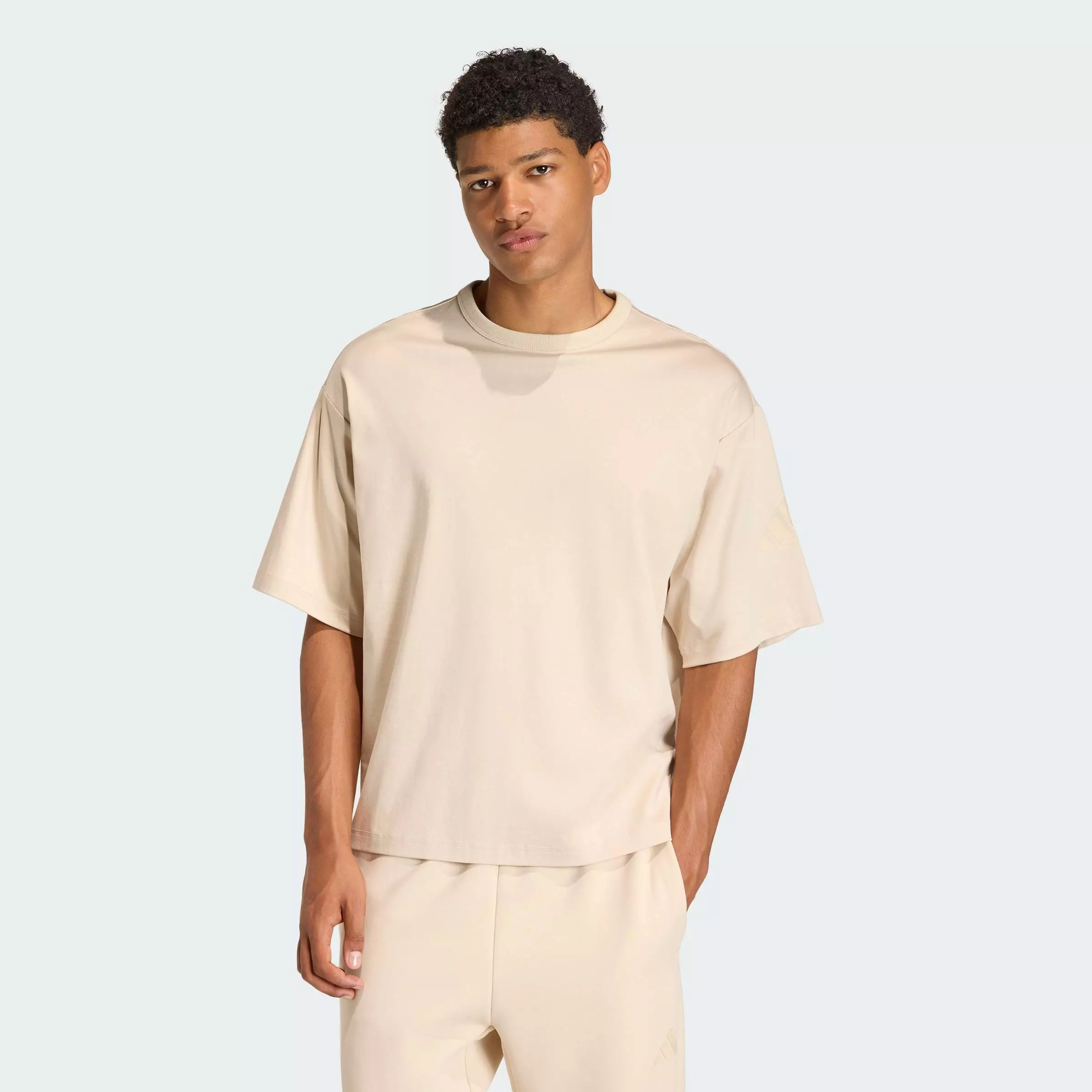 Buy ADIDAS Lifestyle SOFT LUX TEE Men Beige KE5899 2026 Online