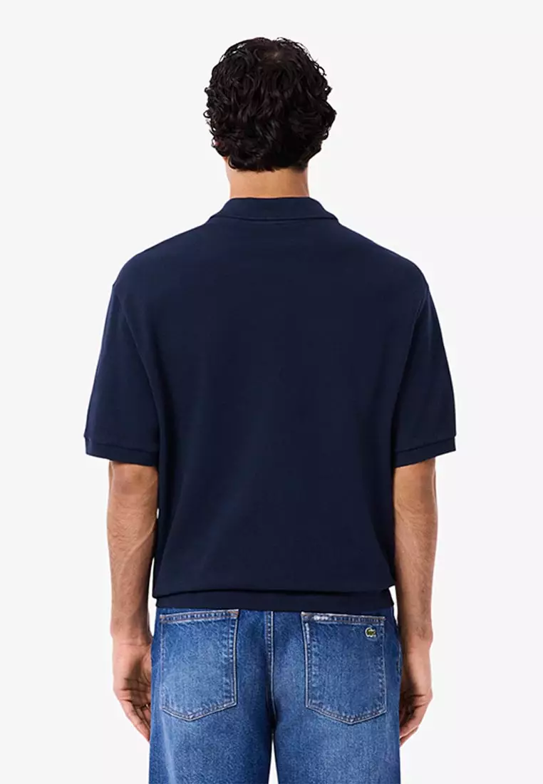 Loose Fit Heavy Piqué Polo Shirt