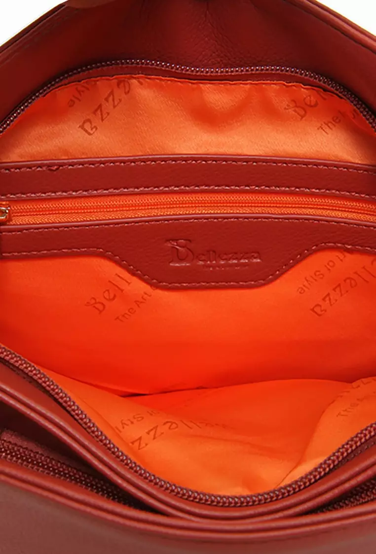 Bellezza Handbag CZ244 Brick Red