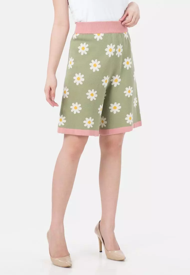 Alesya Flower Pattern Pants