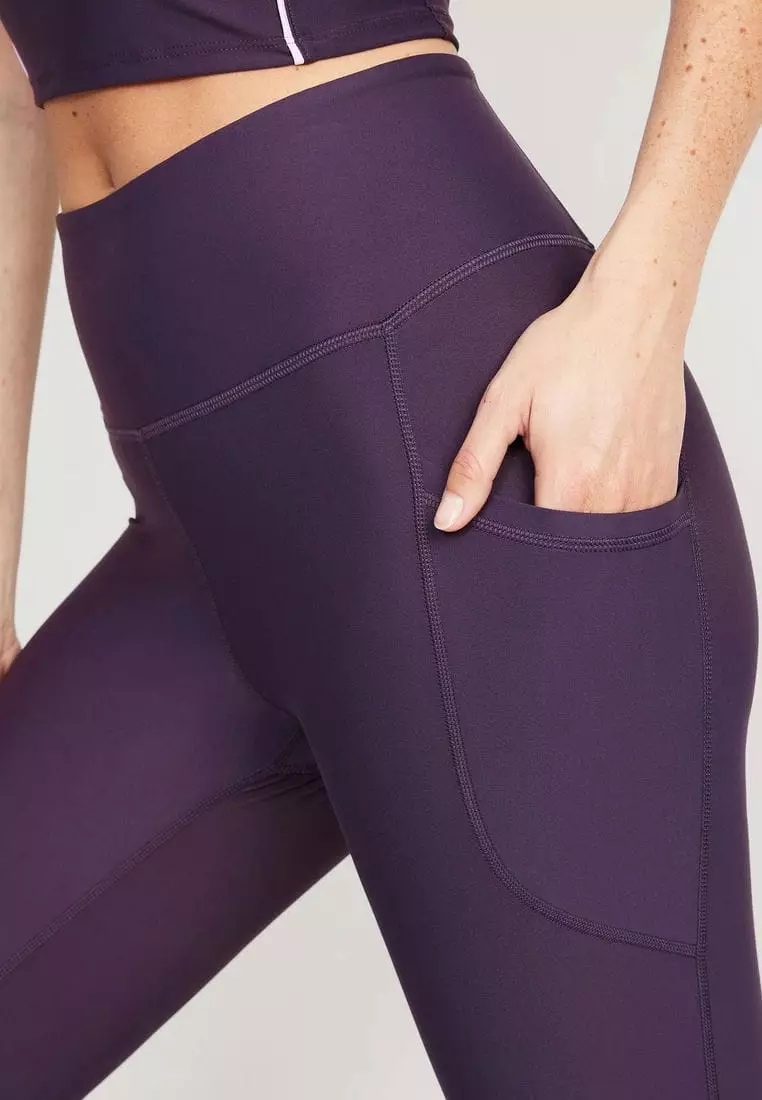 Buy Old Navy High-Waisted PowerSoft Side-Pocket Crop Leggings for Women  2024 Online