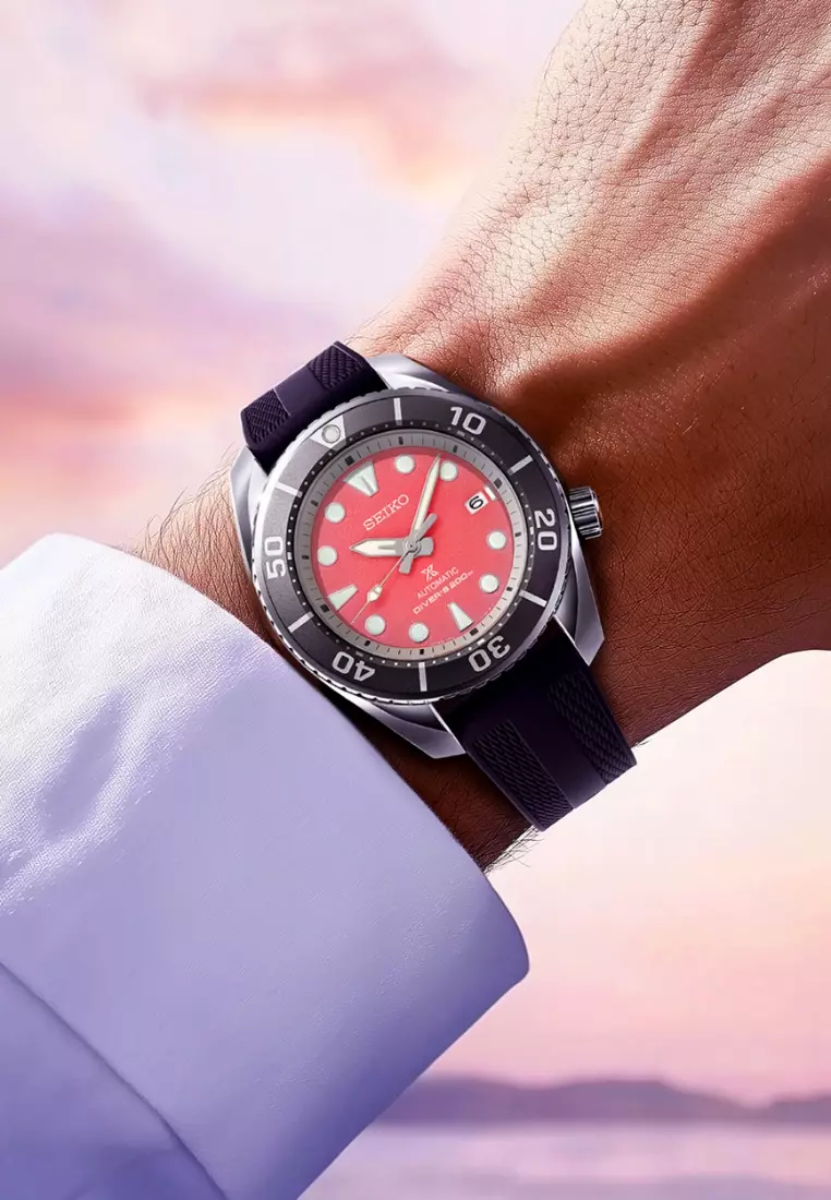 Seiko Prospex 2025 Asia-Pacific Limited Edition ‘Australia Pink Lake’ Vivid Pink Dial Mechanical Watch SPB541J1