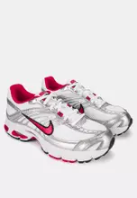 White/University Red-Metallic Silver