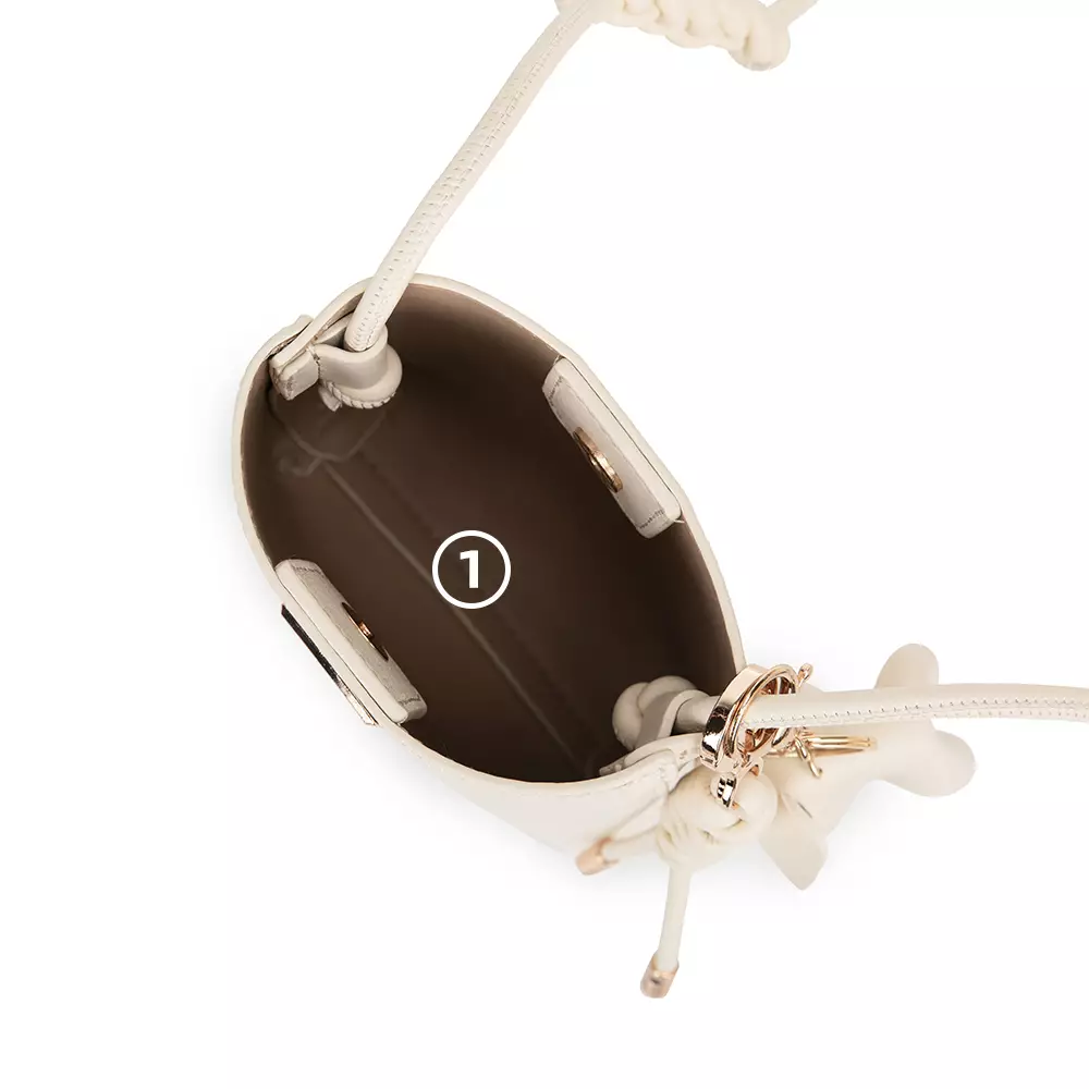 En-ji Jesol Slingbag Wanita Warna Ivory