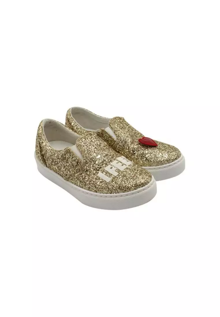 Glitter designer sneakers clearance