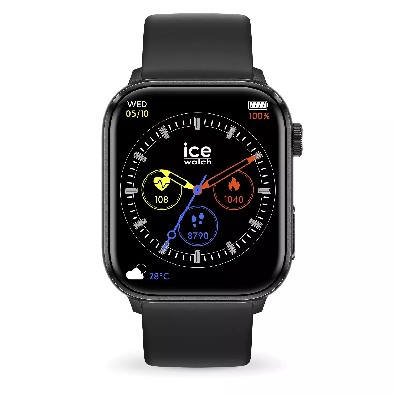 ICE Smart Watch 2.0 rectangular 1.96 - Black 39x48mm [022535]