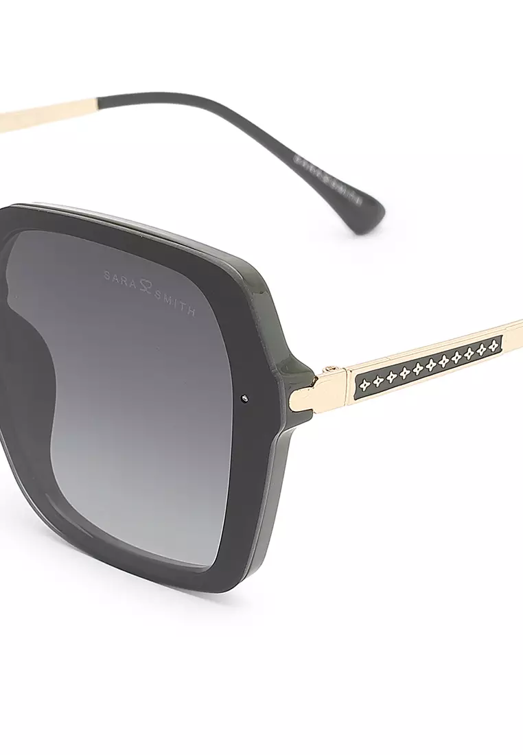 Unisex Fashion Sunglasses - Matcha Green / Grey