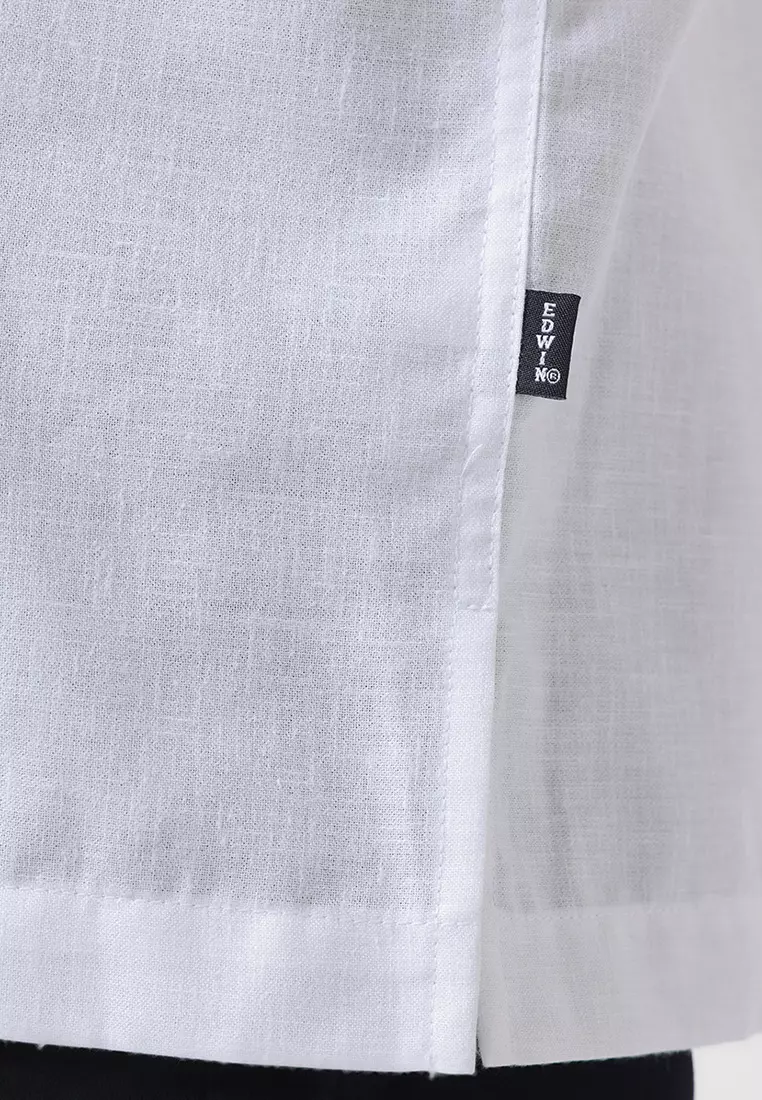 Kemeja Koko Pria Lengan Panjang ARISH WHITE Baju Muslim Pria