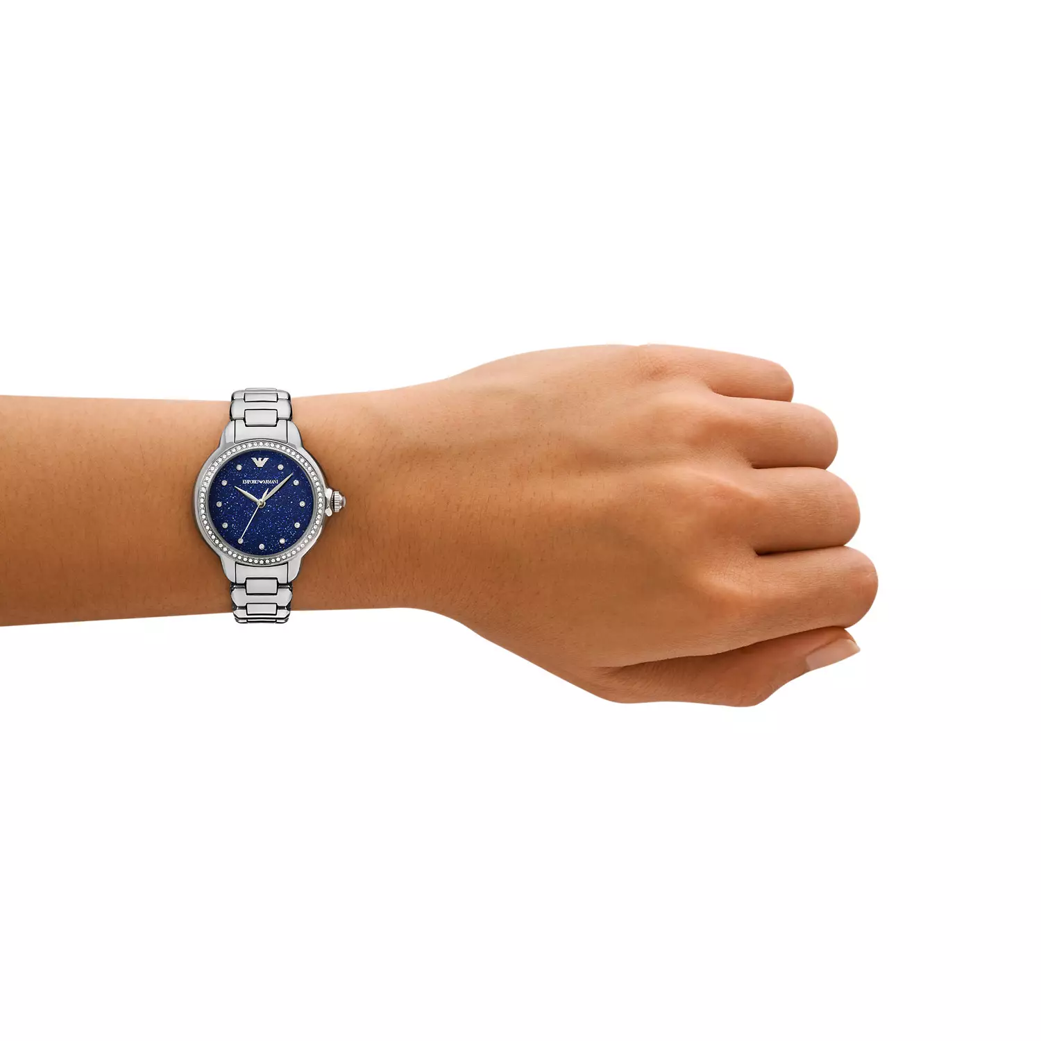 Emporio Armani Mia Blue DialThree-Hand Stainless Steel Jam Wanita - AR11630