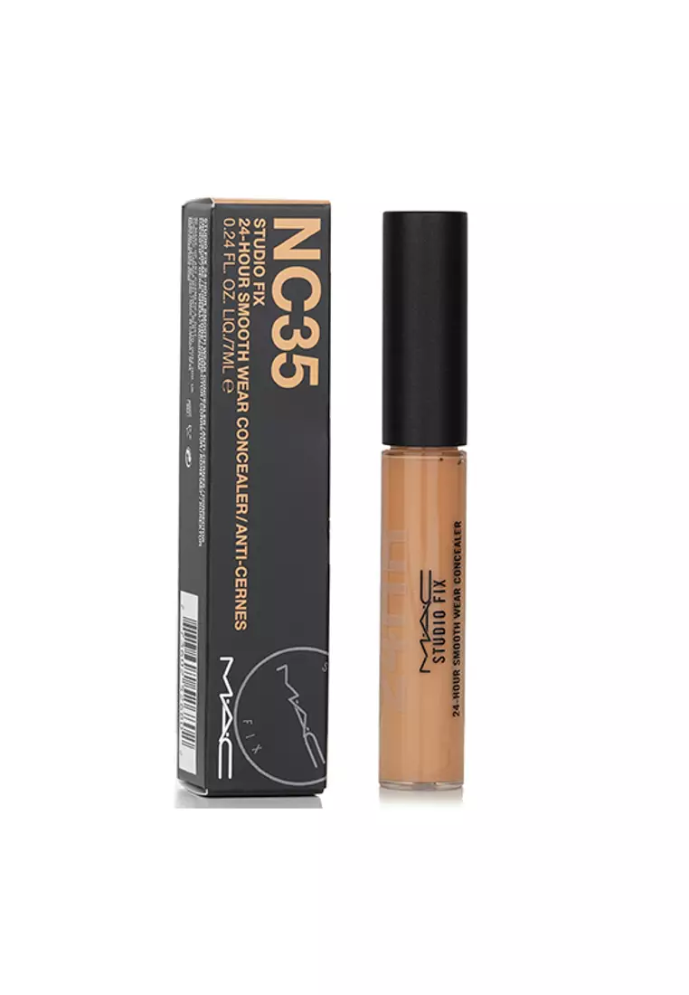 MAC - Studio Fix 24 Hour Smooth Wear Concealer - # NC35 (Medium Beige With Golden Neutral Undertone) 7ml/0.24oz