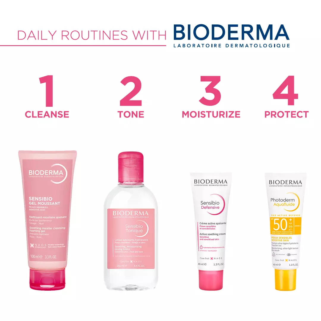 Bioderma Sensibio Gel Moussant 100 ml - Facial Wash untuk Semua Jenis Kulit / Kulit Sensitif