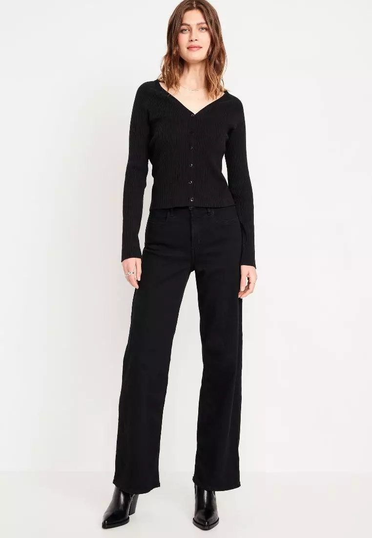 Women's High-Waisted Wow Wide-Leg Jeans