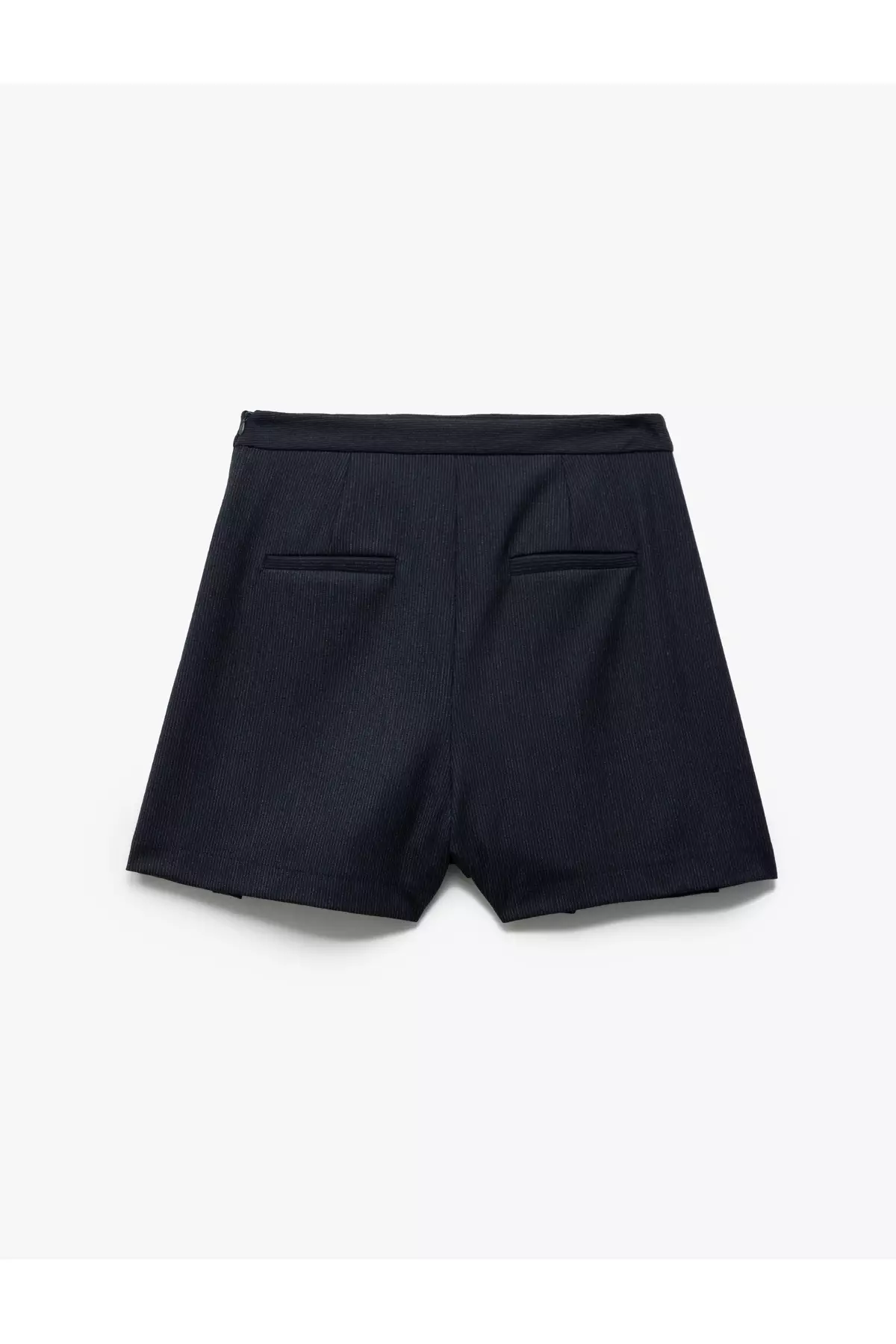 Pleated High Waist Mini Shorts Skirt