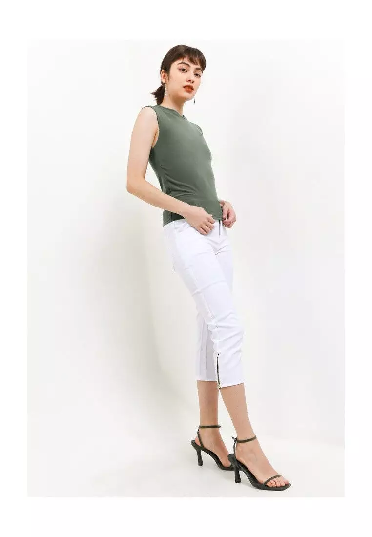 Chanira Perl Blouse-Military Green