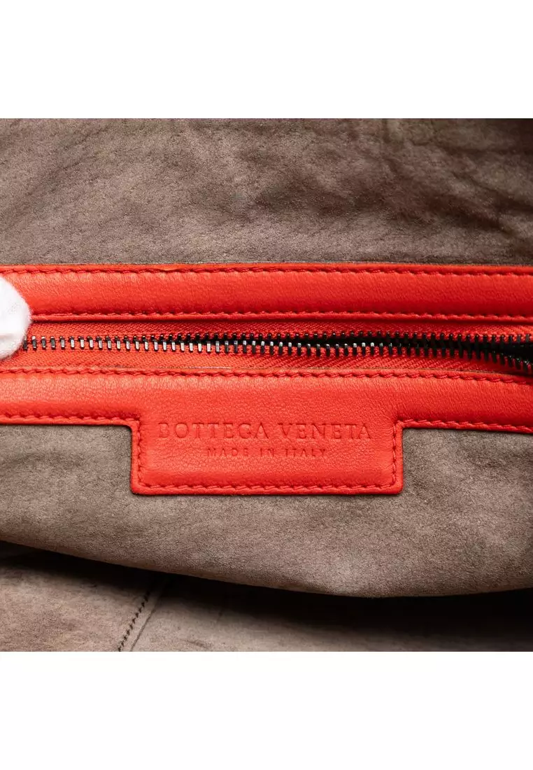 Pre-Loved Bottega Veneta Nappa Intrecciato Nodini Crossbody
