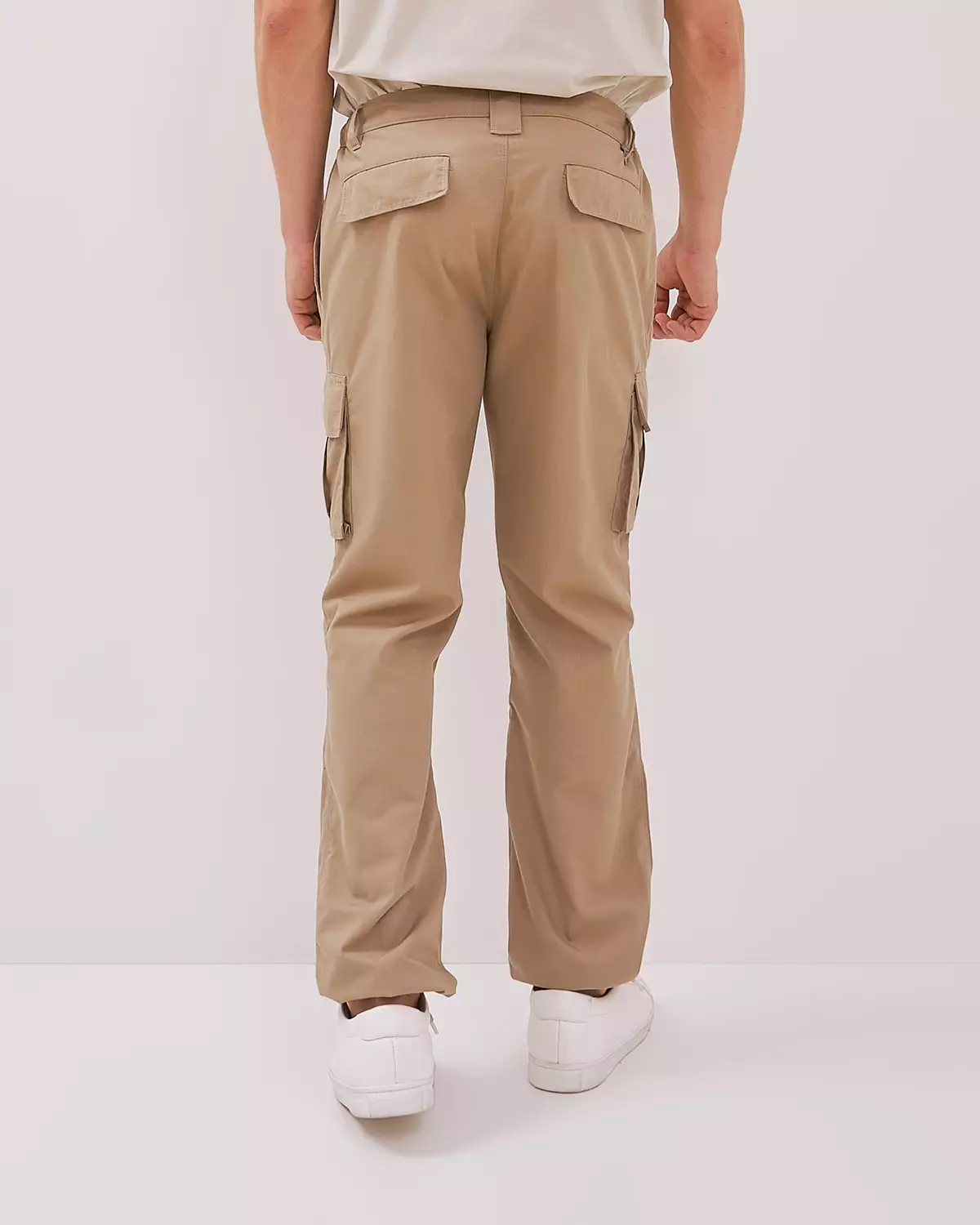 MEN'S KHAKI CHINOS TROUSERS