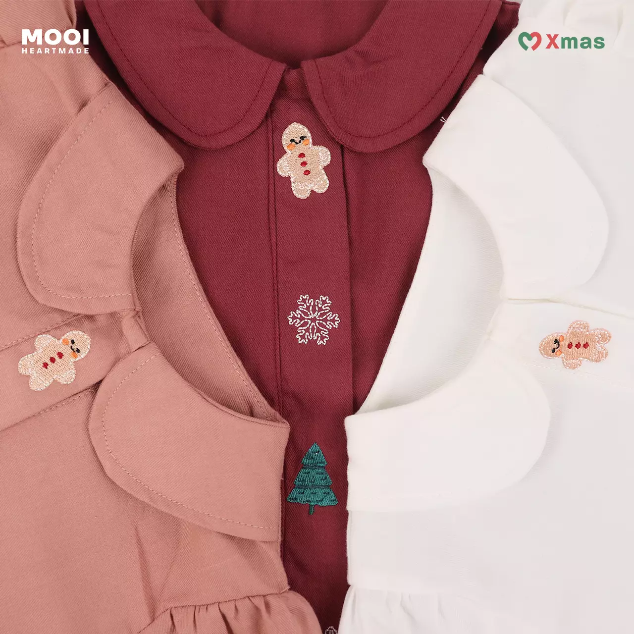 Mooi Atasan Anak Perempuan Adeline Top - Rose