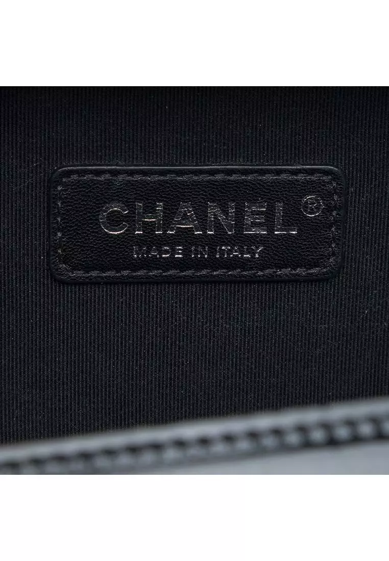 Pre-Loved Chanel Glitter Patent Evening On The Moon Camera Case