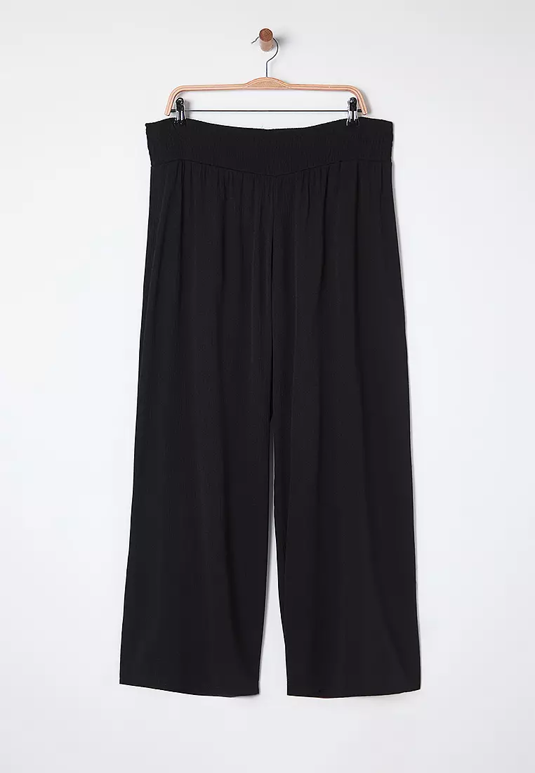 Wide Leg High Waist Beach Wear Plus Size Trousers