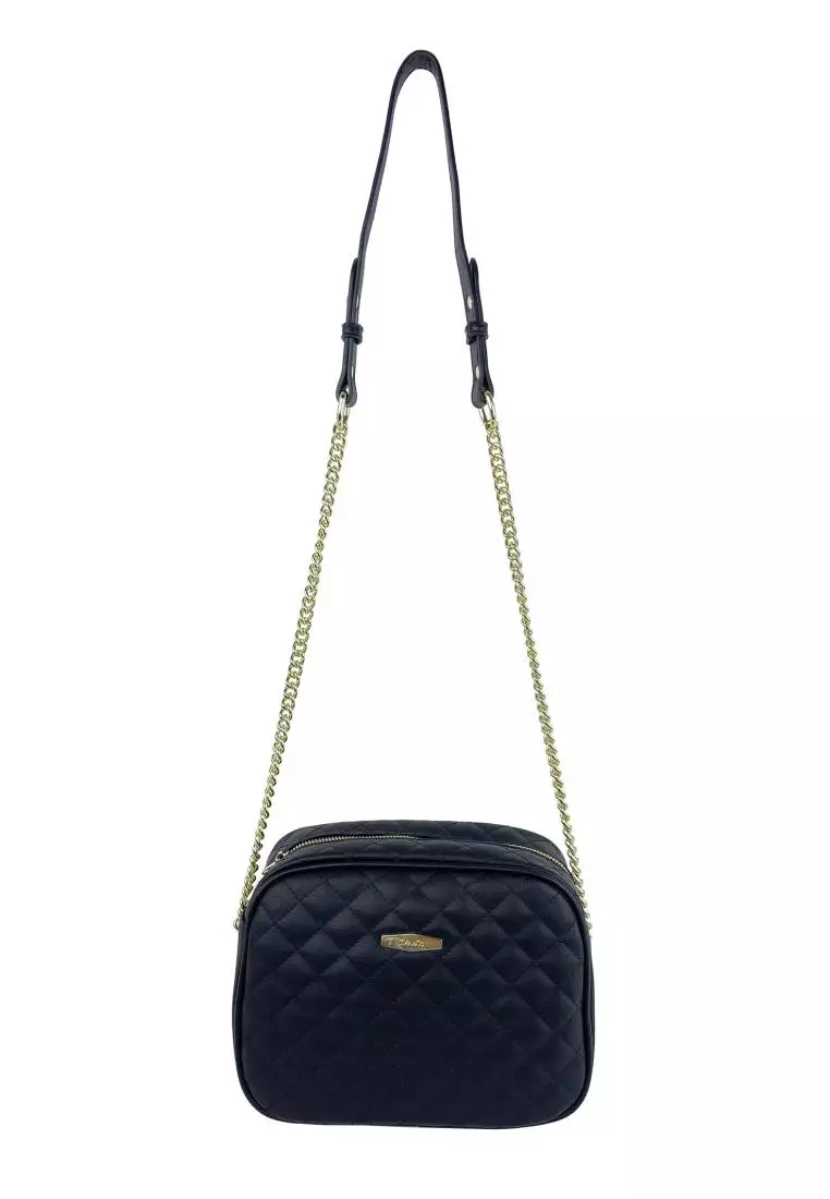 Buy Mel&Co Quilted SemiChain Sling Bag Online ZALORA Malaysia