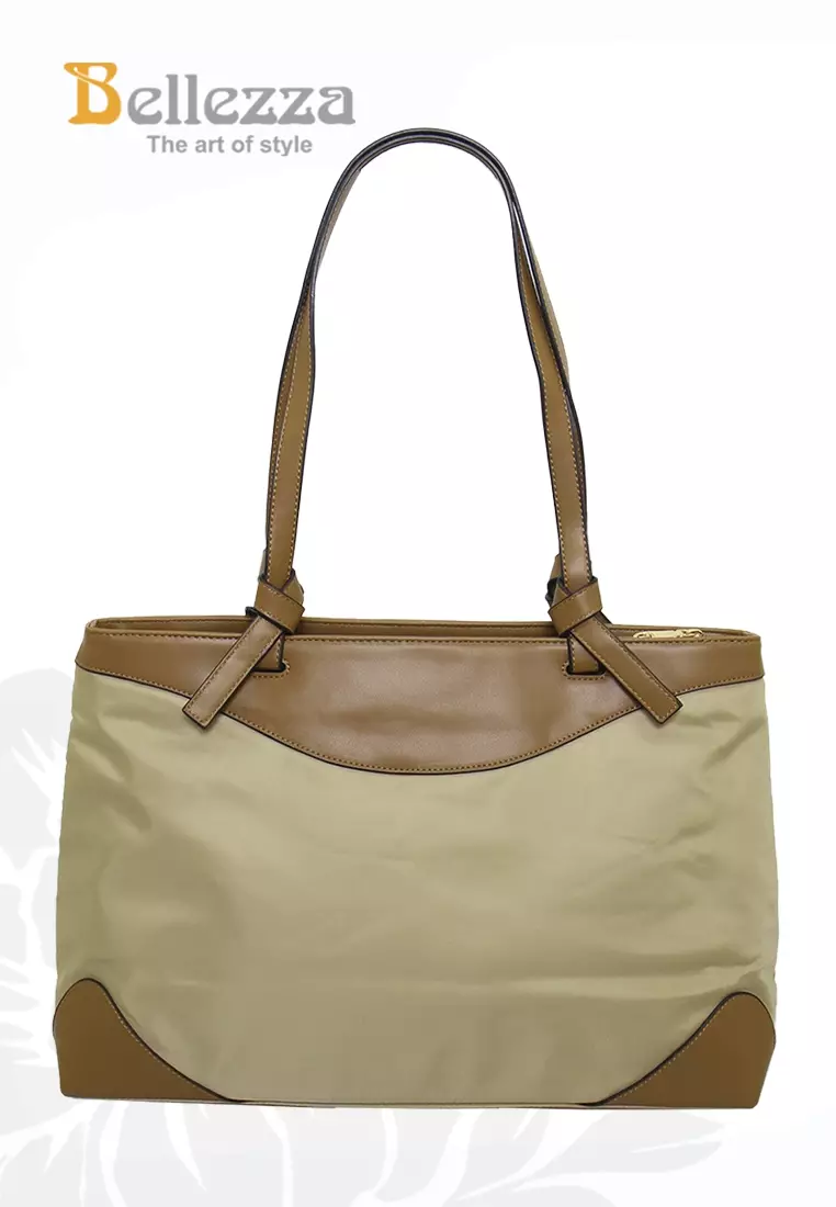 Bellezza Tote Bag BHW324 Khaki Comb