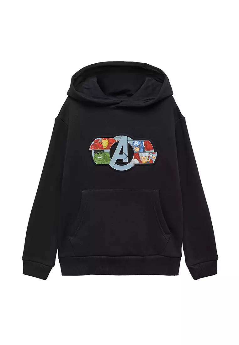 Buy MANGO KIDS Avengers Printed Hoodie 2024 Online ZALORA Singapore