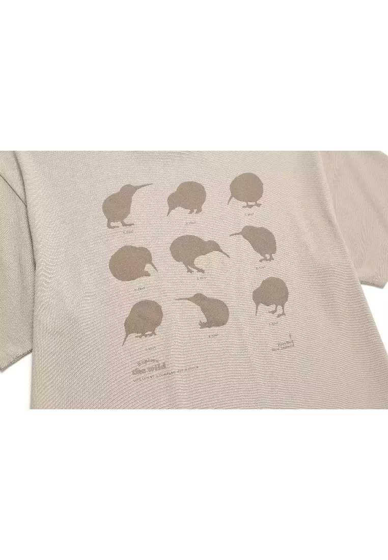 【NATIONAL GEOGRAPHIC】KIWI MOTION GRAPHIC ECO半袖Tシャツ National Geographic Unisex Kiwi Graphic Eco Short Sleeve Tee