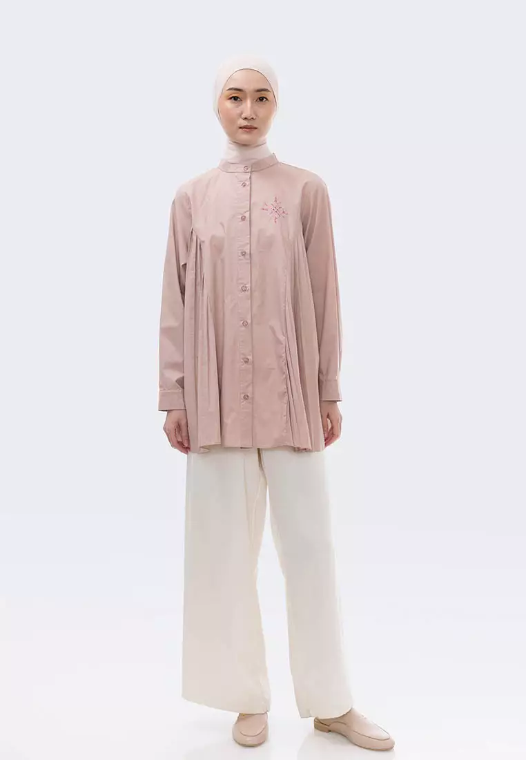 Ria Miranda Dusty Pink Xiana Shirt