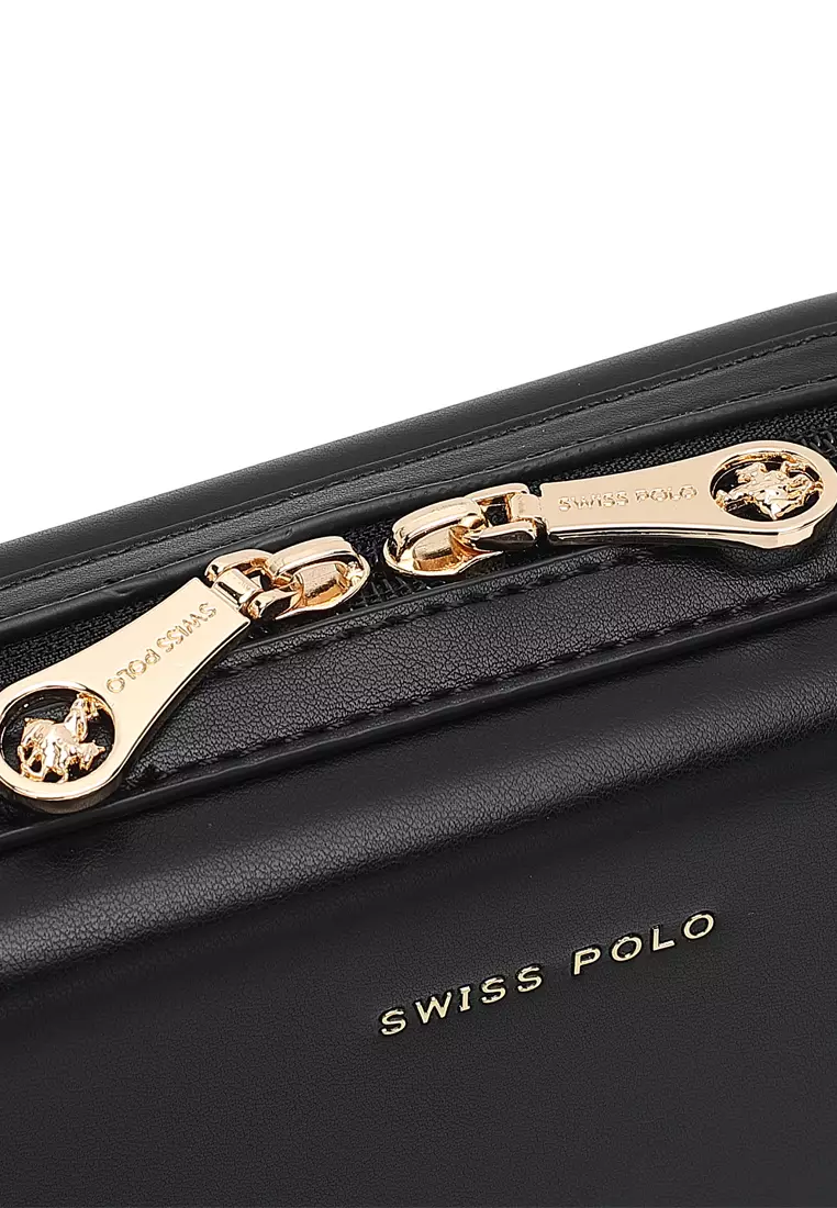 Women's Sling Bag / Crossbody Bag - Black