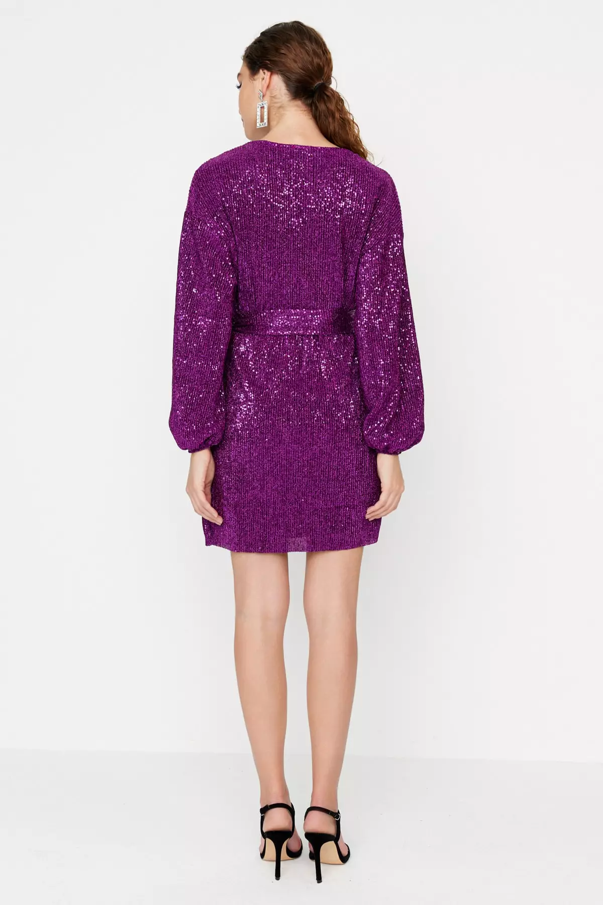 Buy Trendyol Wrap Sequin Dress 2024 Online ZALORA Singapore