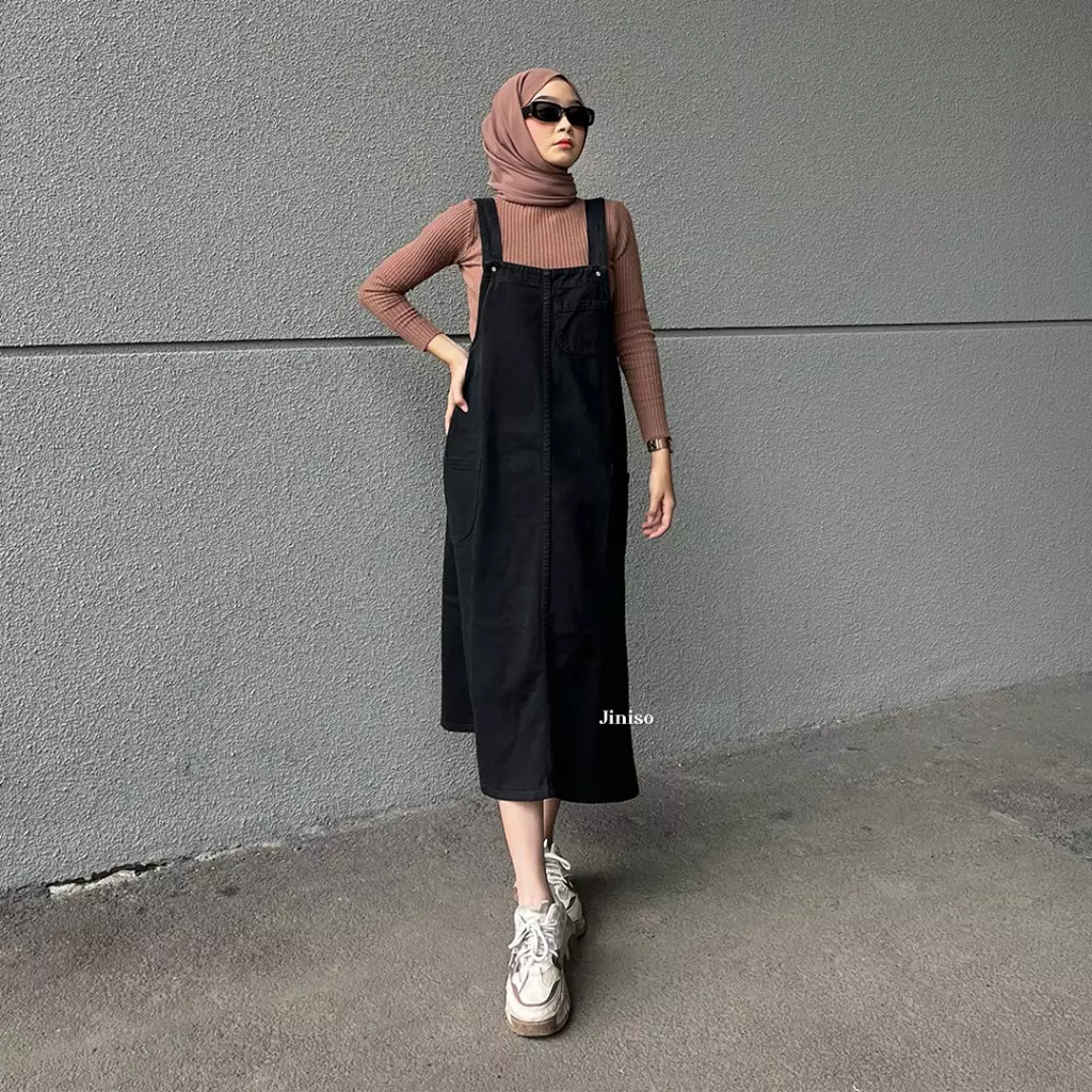 Jumpsuit 002 Overall Jeans Rok Panjang