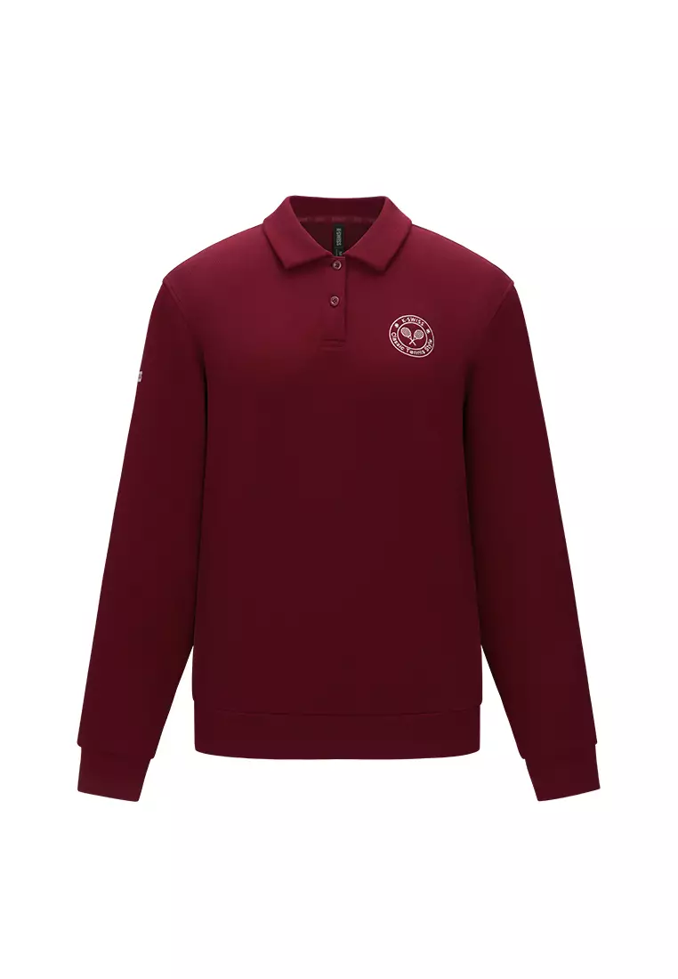 女裝 TENNIS CLUB LOGO 寬鬆 POLO 衛衣