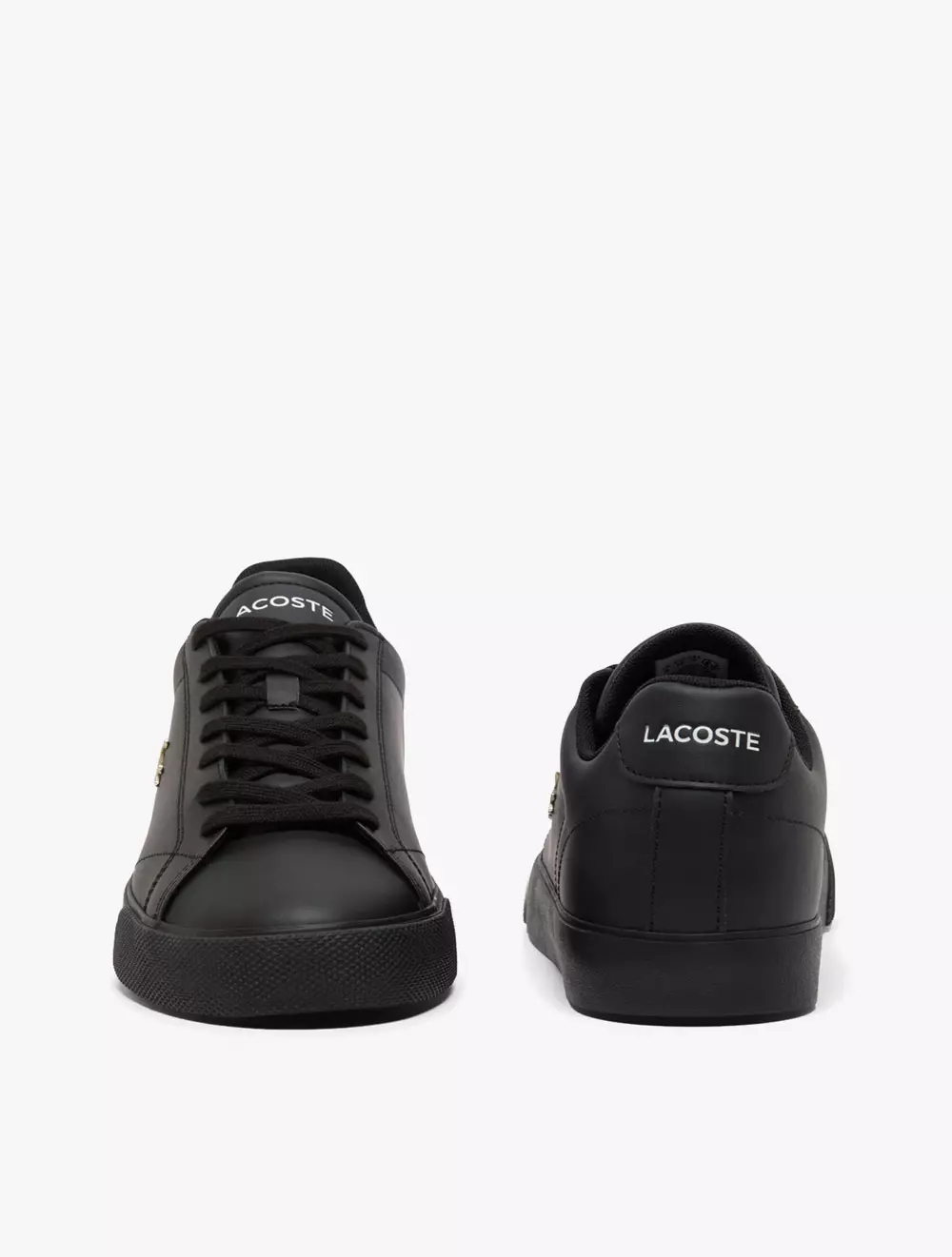 Men's Lerond Set Leather Sneakers - Black