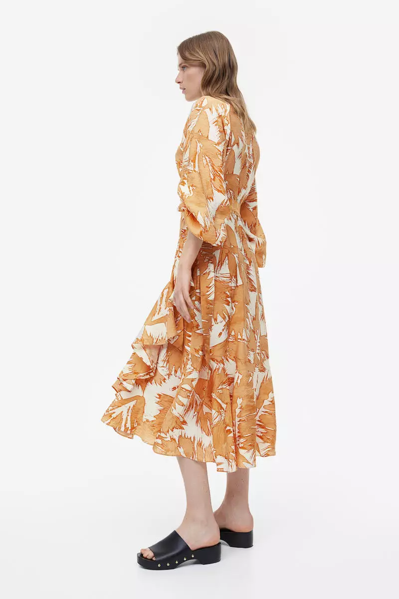 Maxi wrap dress