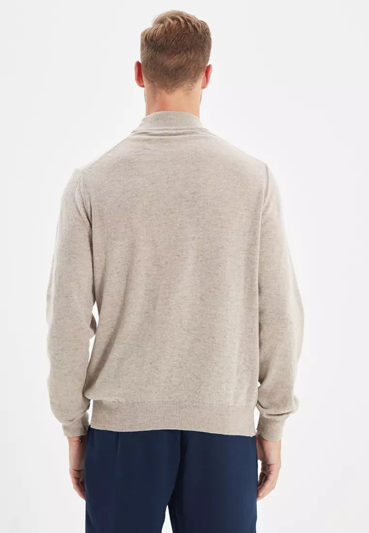 Half Turtleneck Basic Sweater