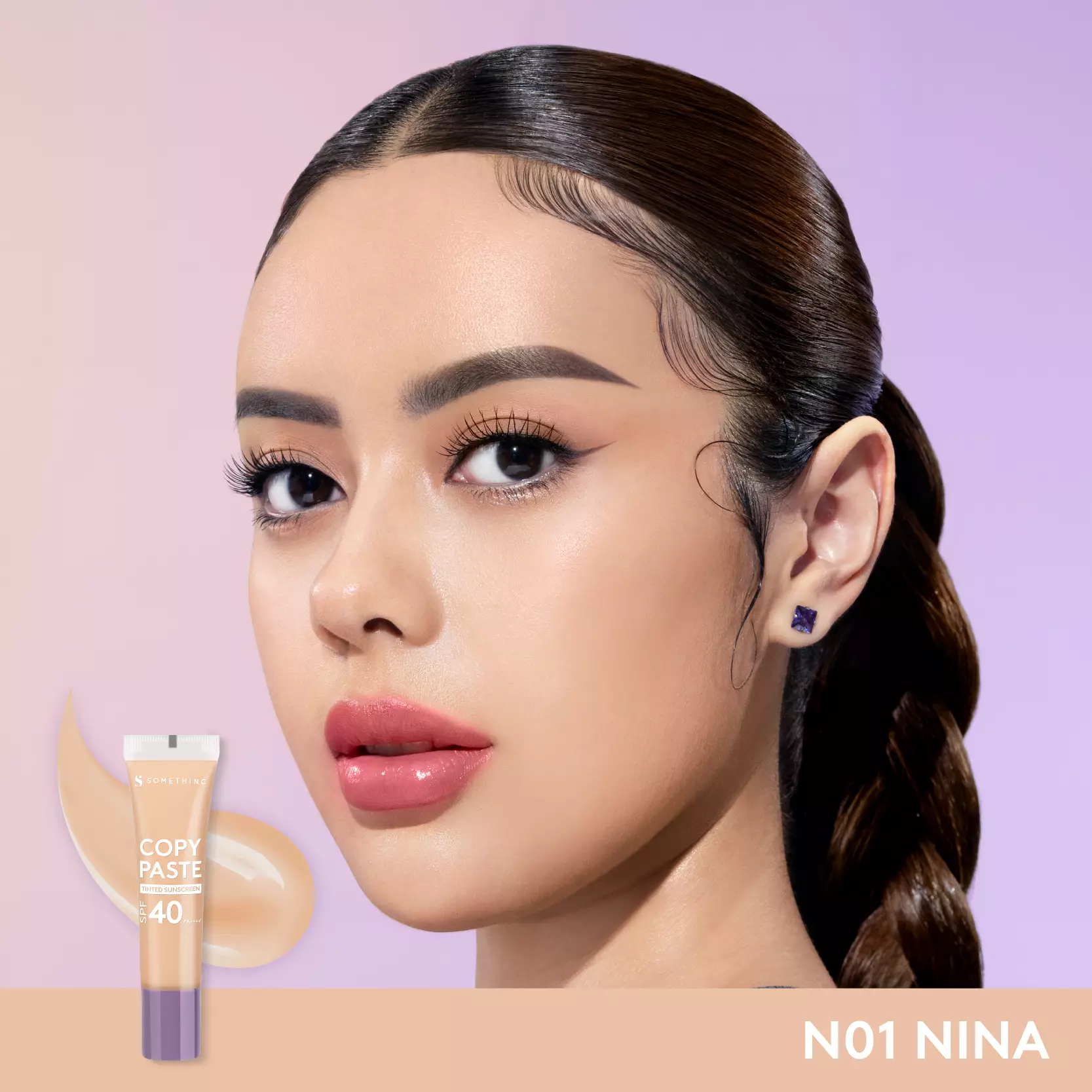 SOMETHINC Copy Paste Tinted Sunscreen SPF 40 PA++++ - Skin Tint N01 Nina