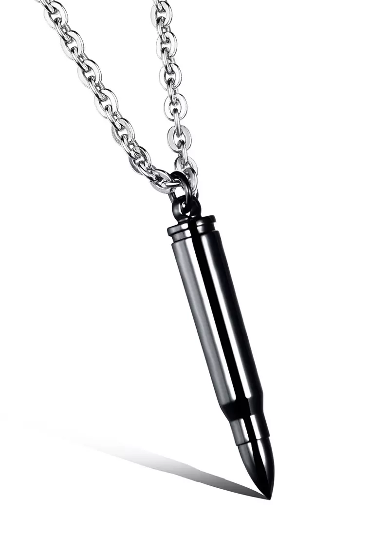 Mens bullet necklace on sale