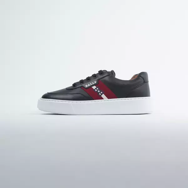 Sepatu BALLY CASSYAN B BLUE STRIPE RED WHITE BLACK SNEAKER 100% ORIGINAL