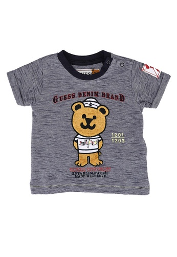 GUESS grey Short Sleeves T-Shirt 9BEADKA80DCEC6GS_1