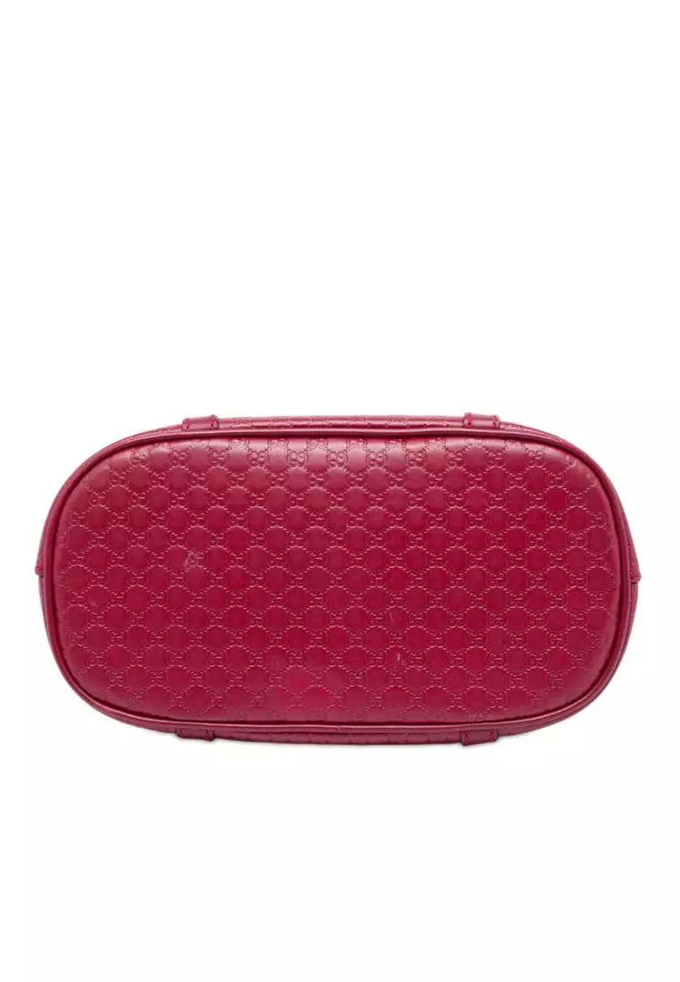 Pre-Loved Gucci Mini Microguccissima Dome Satchel
