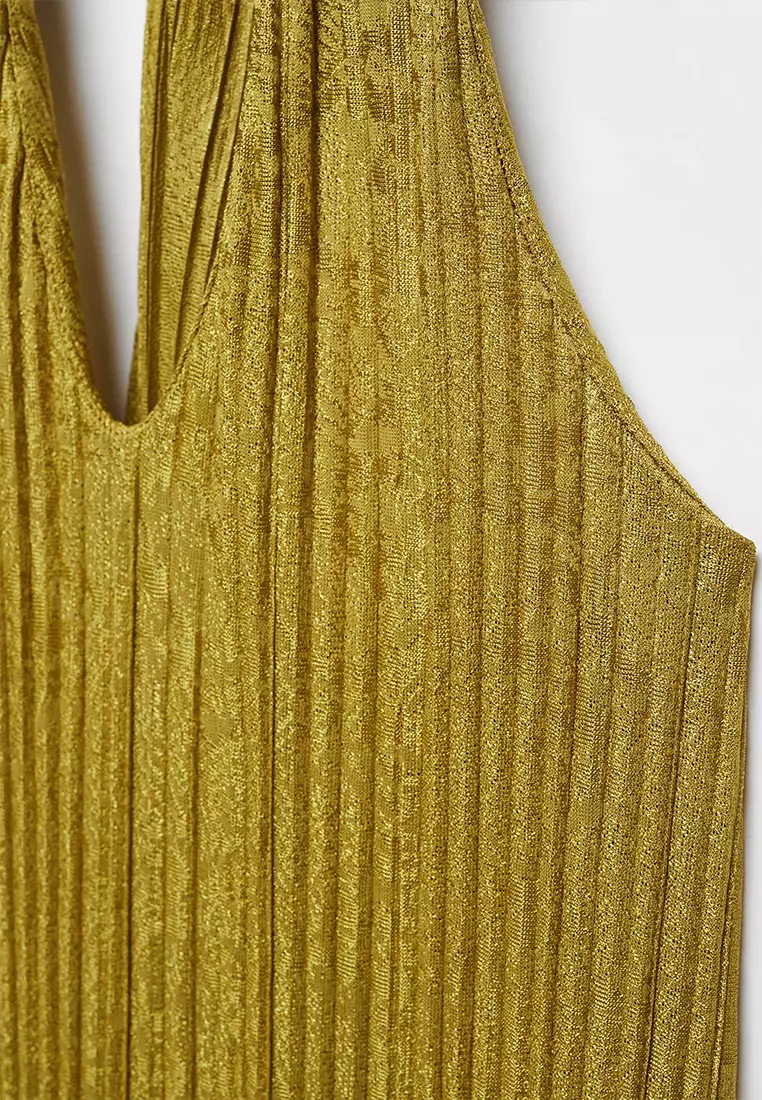 Buy Mango Open-Back Pleated Dress 2024 Online | ZALORA Philippines