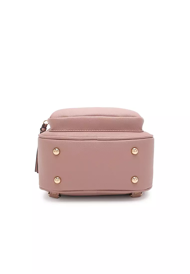 Women's Casual 2-Way Backpack - Pink