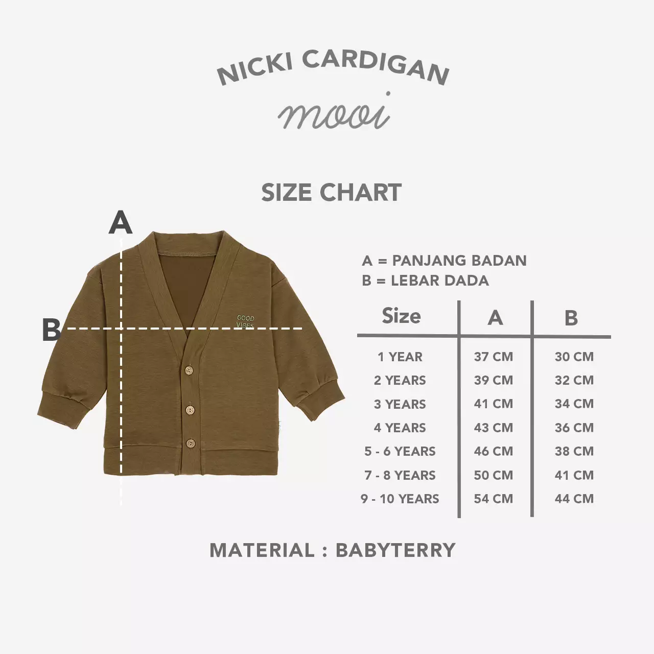 Mooi Cardigan Anak Nicki Cardigan - Black