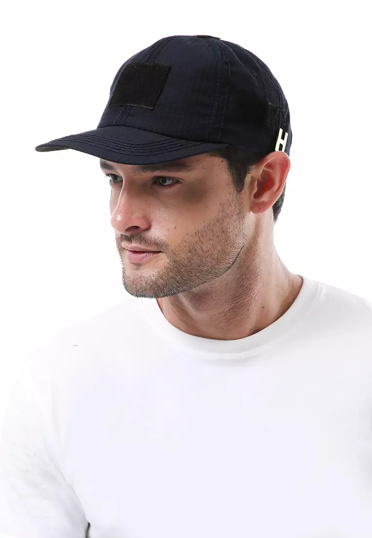 Jahari Topi Baseball Polos Unisex Pengait Velcro Material Cotton ORIGINAL - Navy