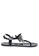 London Rag black Bow-tie T Strap Flat Sandals in Black 82985SHBA2D8A1GS_1