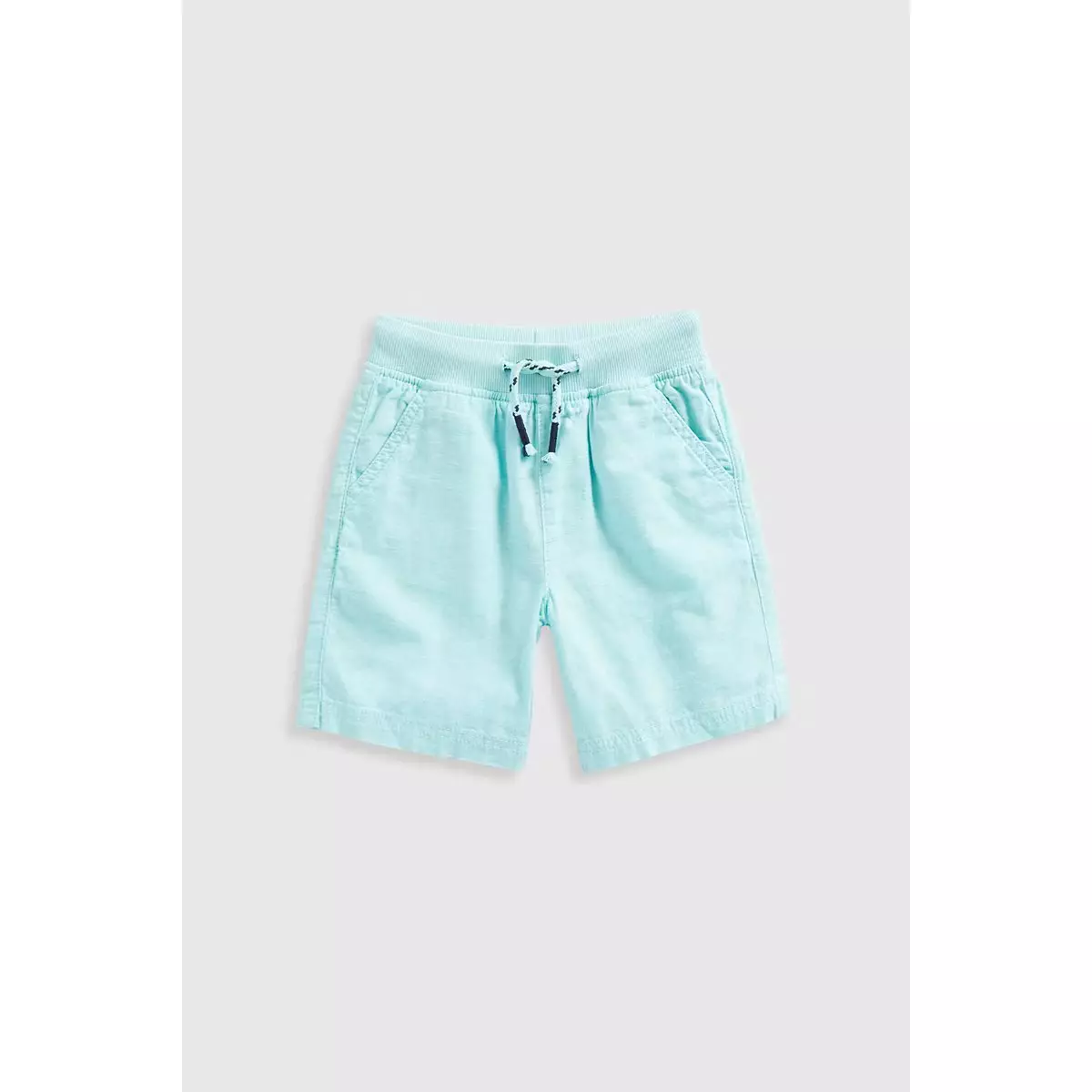 Mothercare Turquoise Linen Shorts - Celana Pendek Anak Laki-laki (Biru)