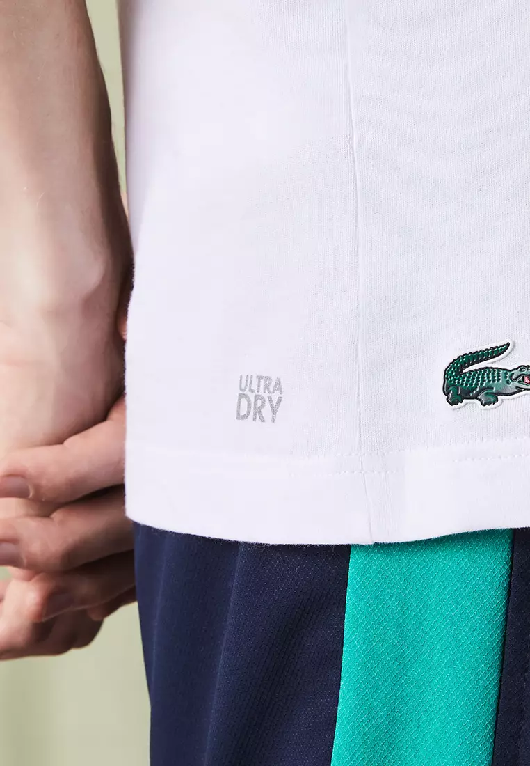 Buy Lacoste Men's Lac Sport Crocodile Print Tennis TShirt 2023 Online